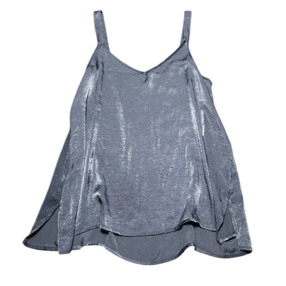 Bobeau Shimmering Gray Camisole Top - Picture 1 of 10